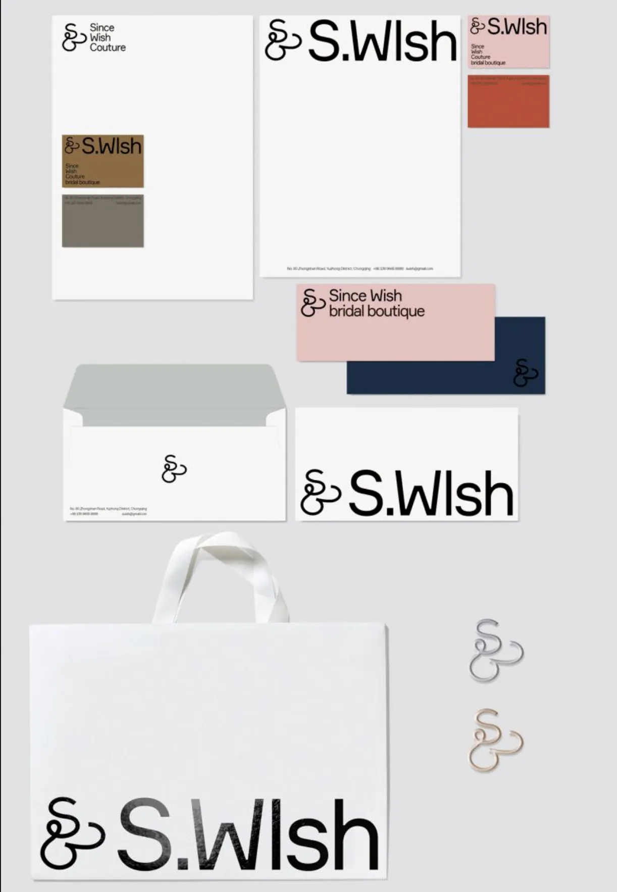 S.Wed原创婚纱设计师品牌 品牌形象设计