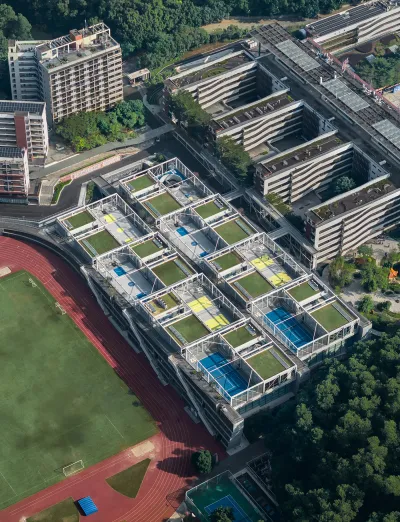 深圳市红岭中学 高中部 /  艺体中心 环境图形设计